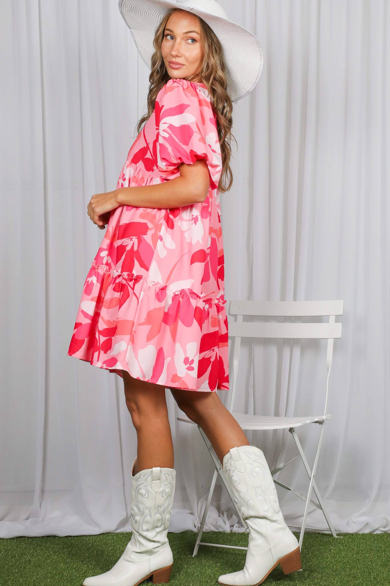 Jane Floral Baby Doll Dress