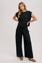 River Wide Pants Set