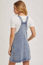 Ava Denim Overall Dress