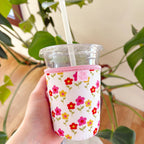Coffee Cup Cover - Mod Floral