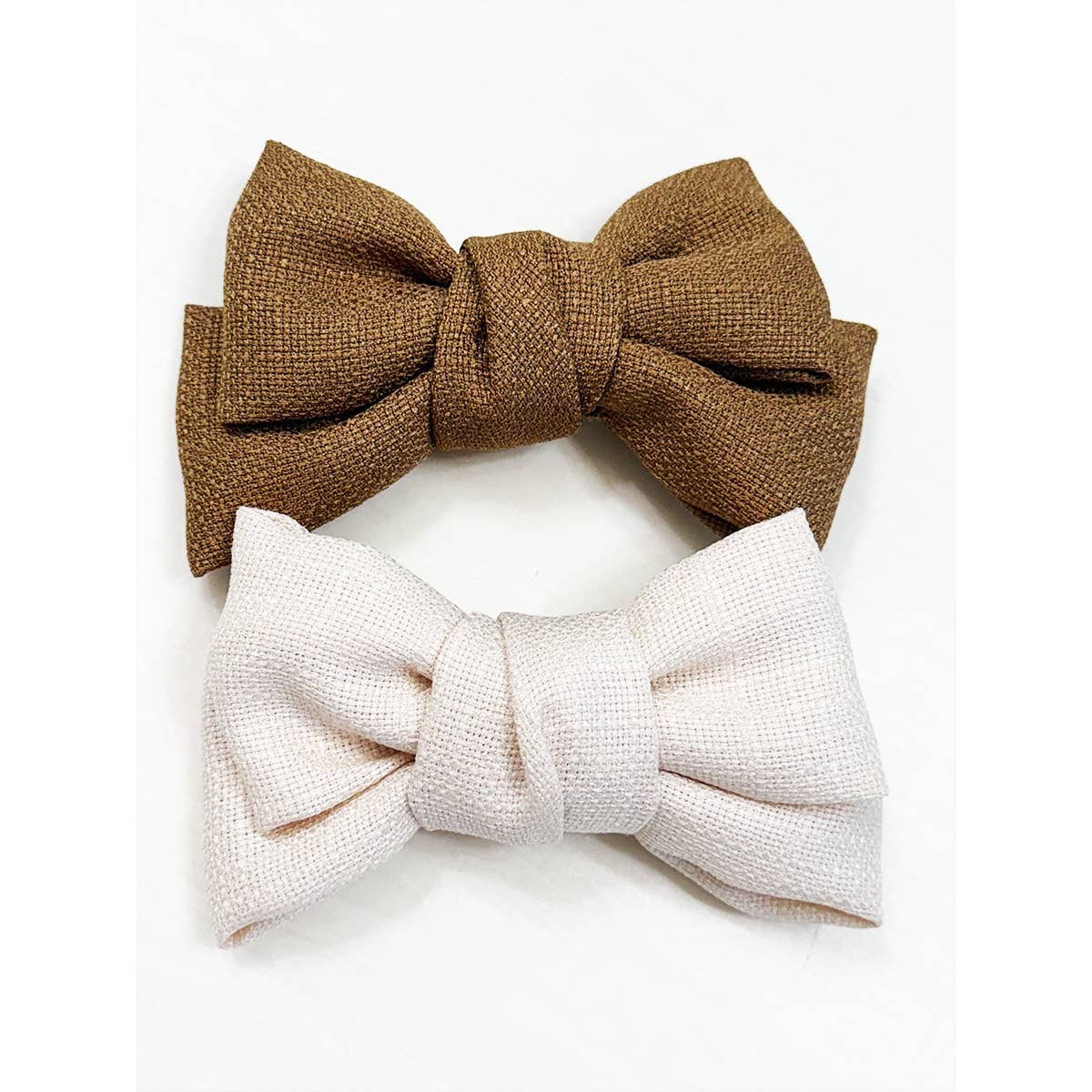 Double Layer Linen Bow