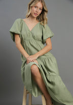 Emilia Smocking Puff Dress