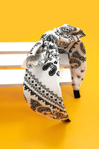 BOW PAISLEY HEADBAND