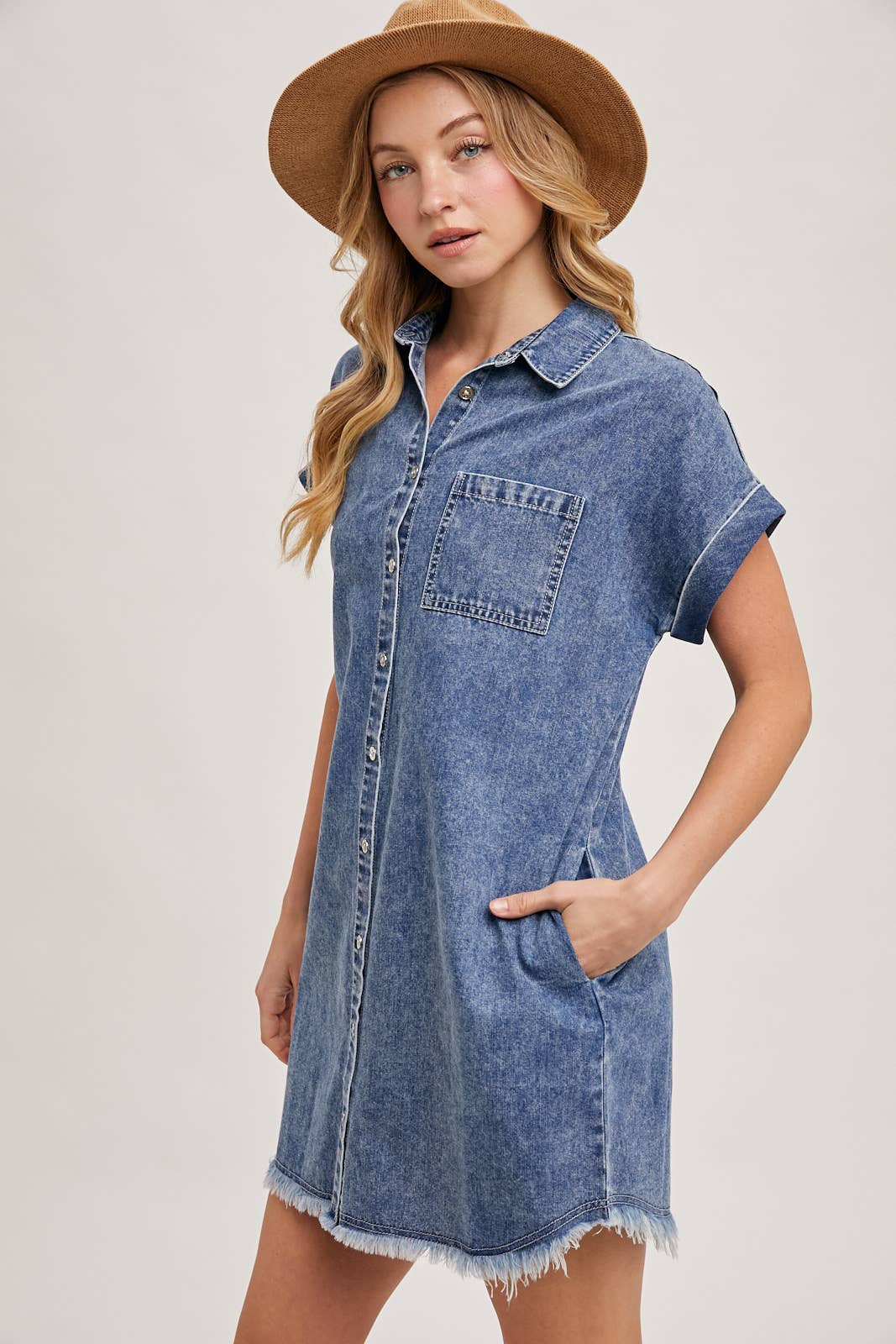Ella Denim Shirt Dress