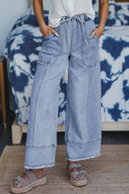 Beau Blue Drawstring Pants