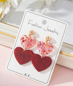 Valentine's Day Heart Earrings