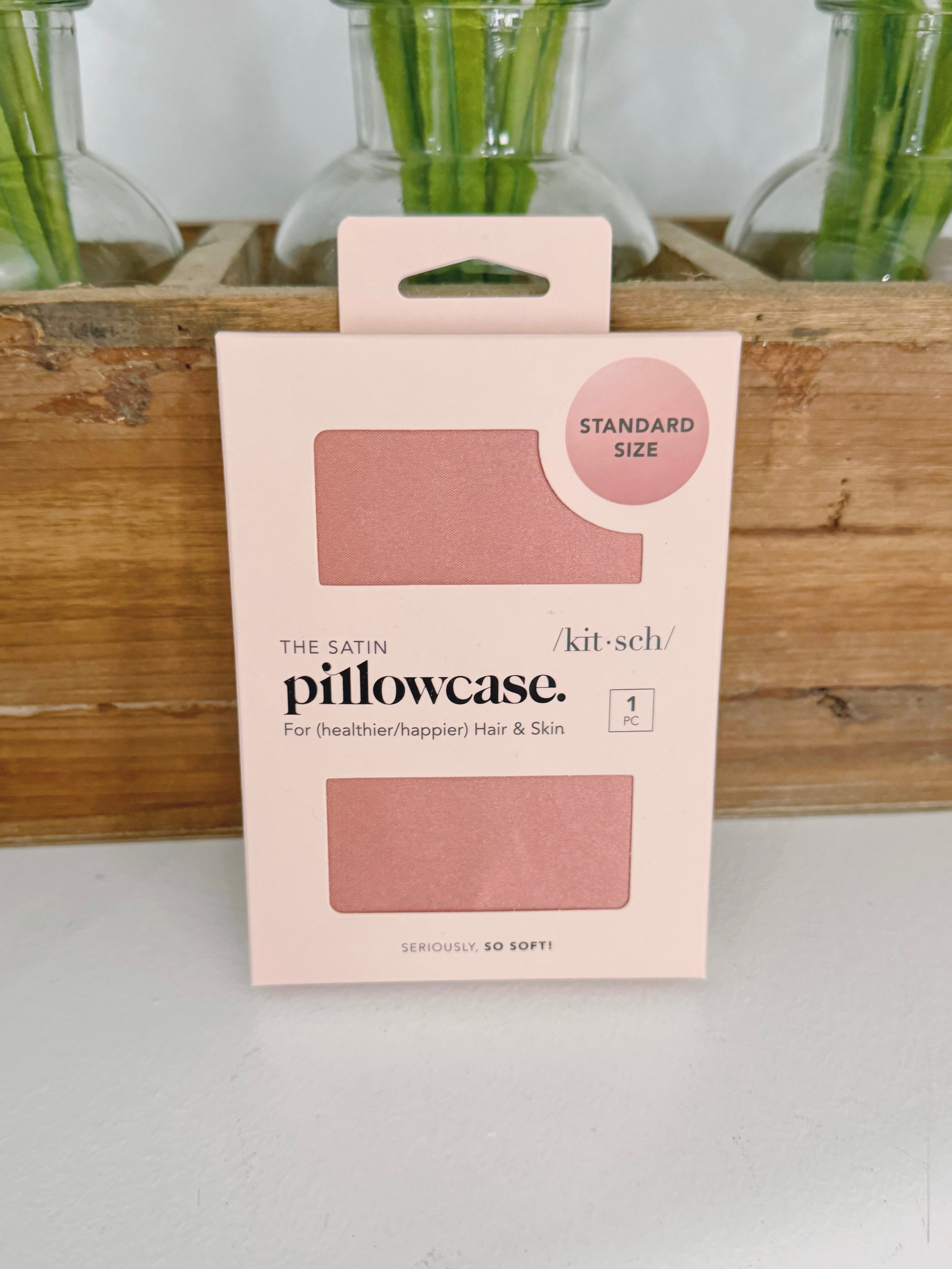 Satin Pillowcase Standard -Pink