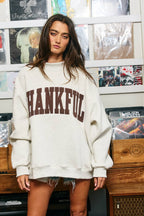 THANKFUL Embroidery Sweatshirt