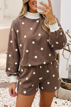 Ren Polka Dot Ribbed Set