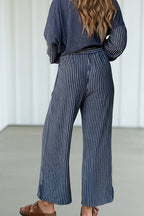 Striped Patchwork Pocket Lounge Set