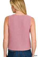 Caelie Tie Sweater Vest
