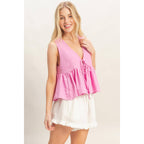 Beryl Lace Tie Top