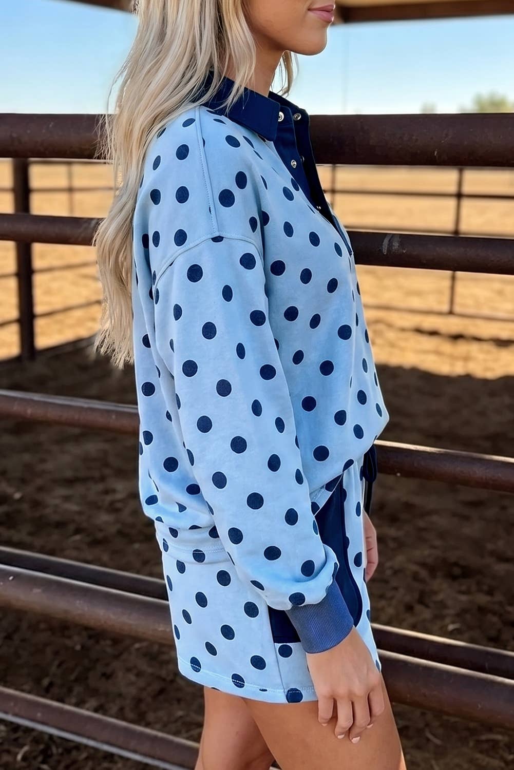 Rowena Polka Dot Short Set
