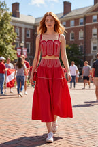 Winifred  Lace Trimmed Gameday Set