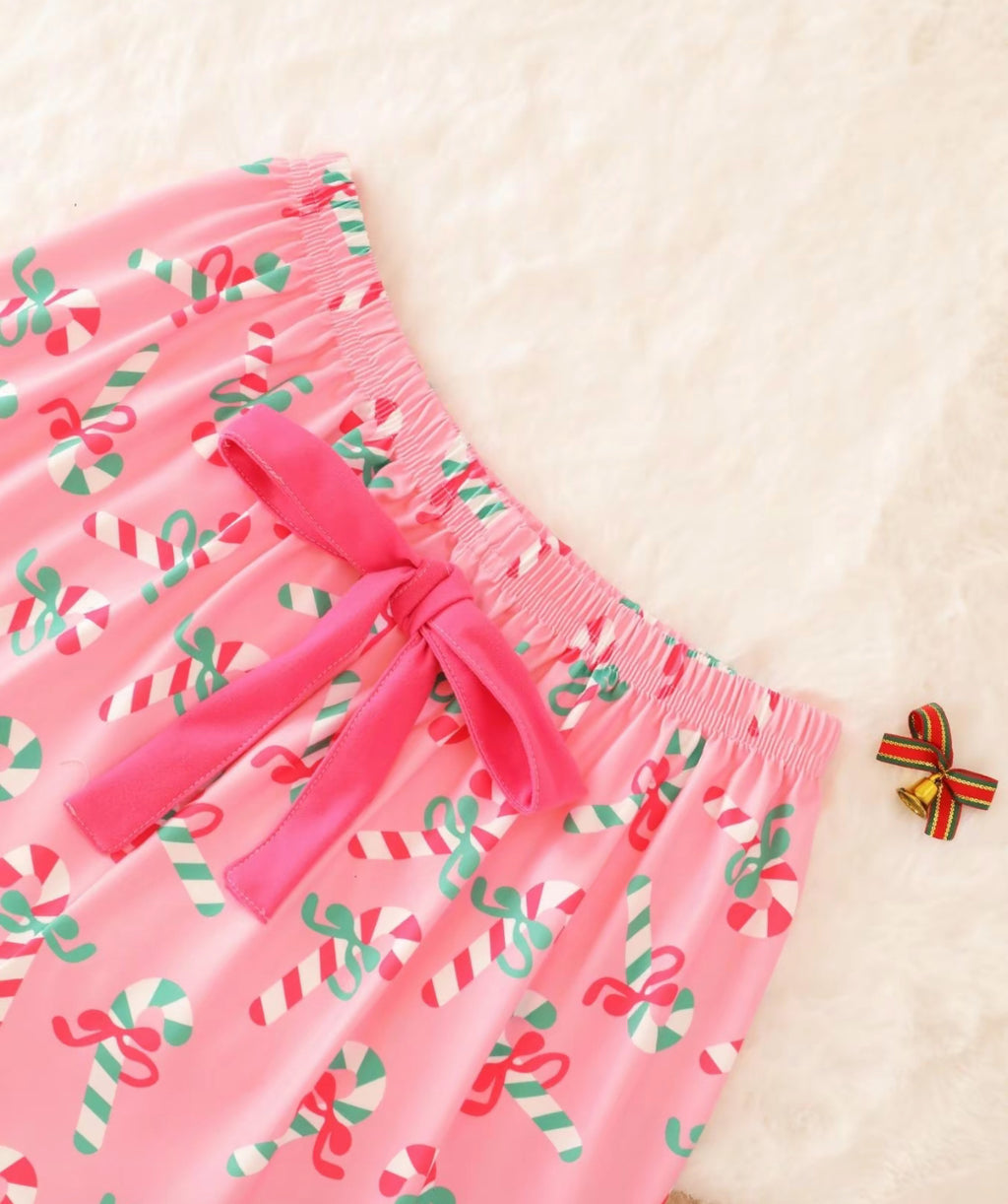 Christmas Pajama Set - Pink