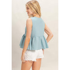 Beryl Lace Tie Top
