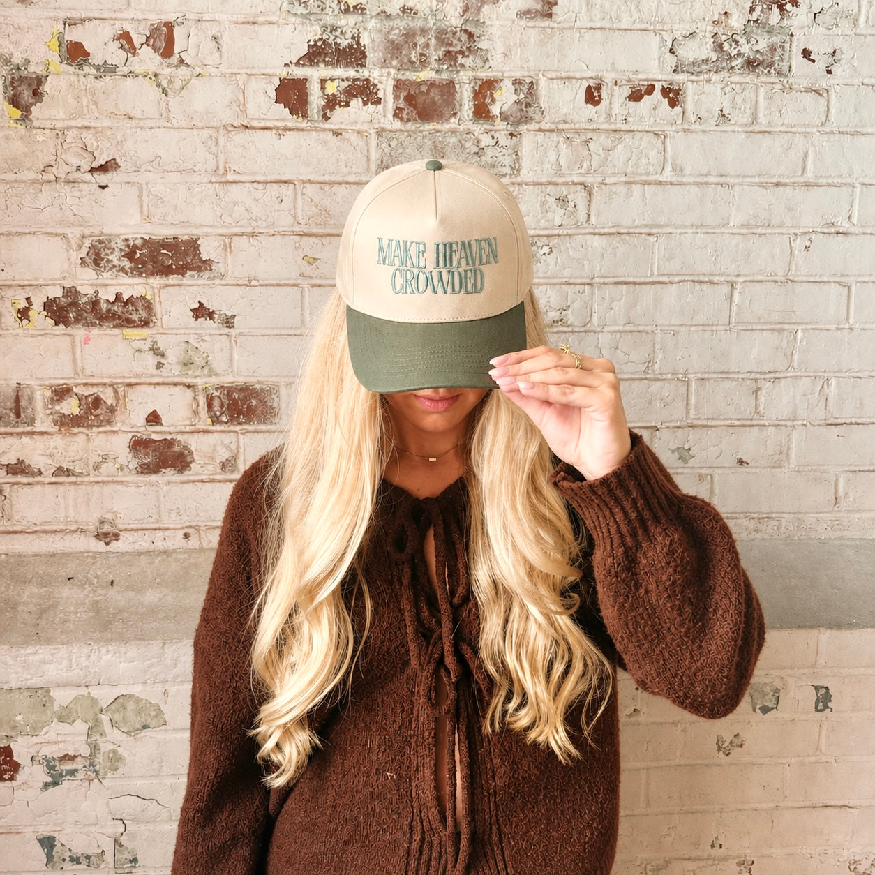 MAKE HEAVEN CROWDED HAT