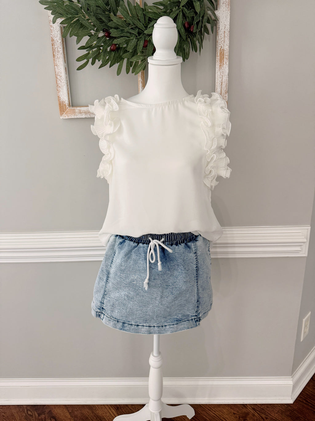 Stella Ruffle Trim Blouse