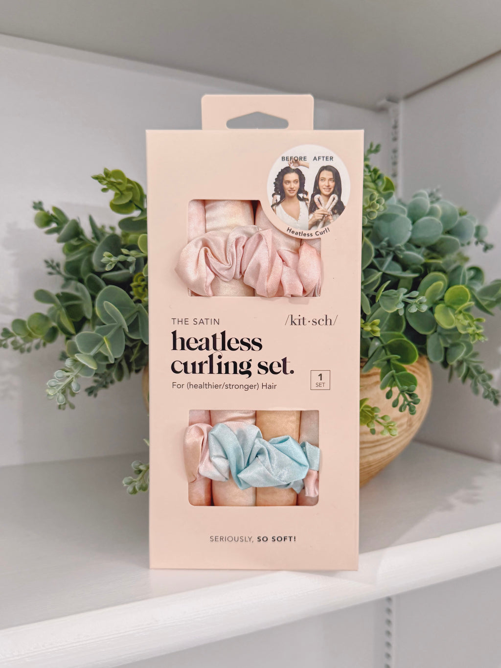 Satin Heatless Curling Set