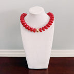San Sebastian Beaded Resin Necklace