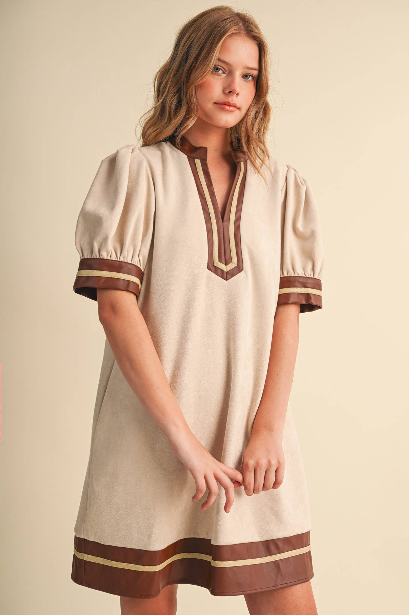 KINSLEY SUEDE DRESS