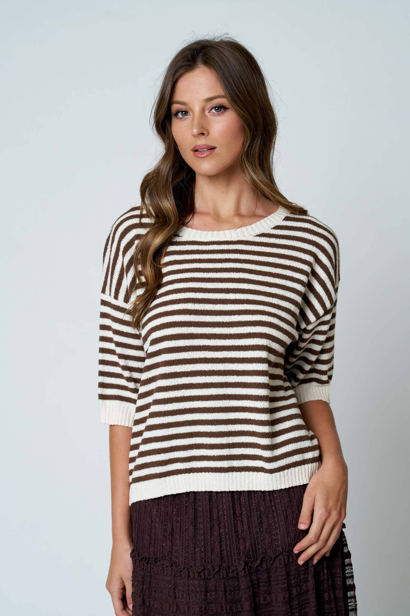 JULIA STRIPE SWEATER