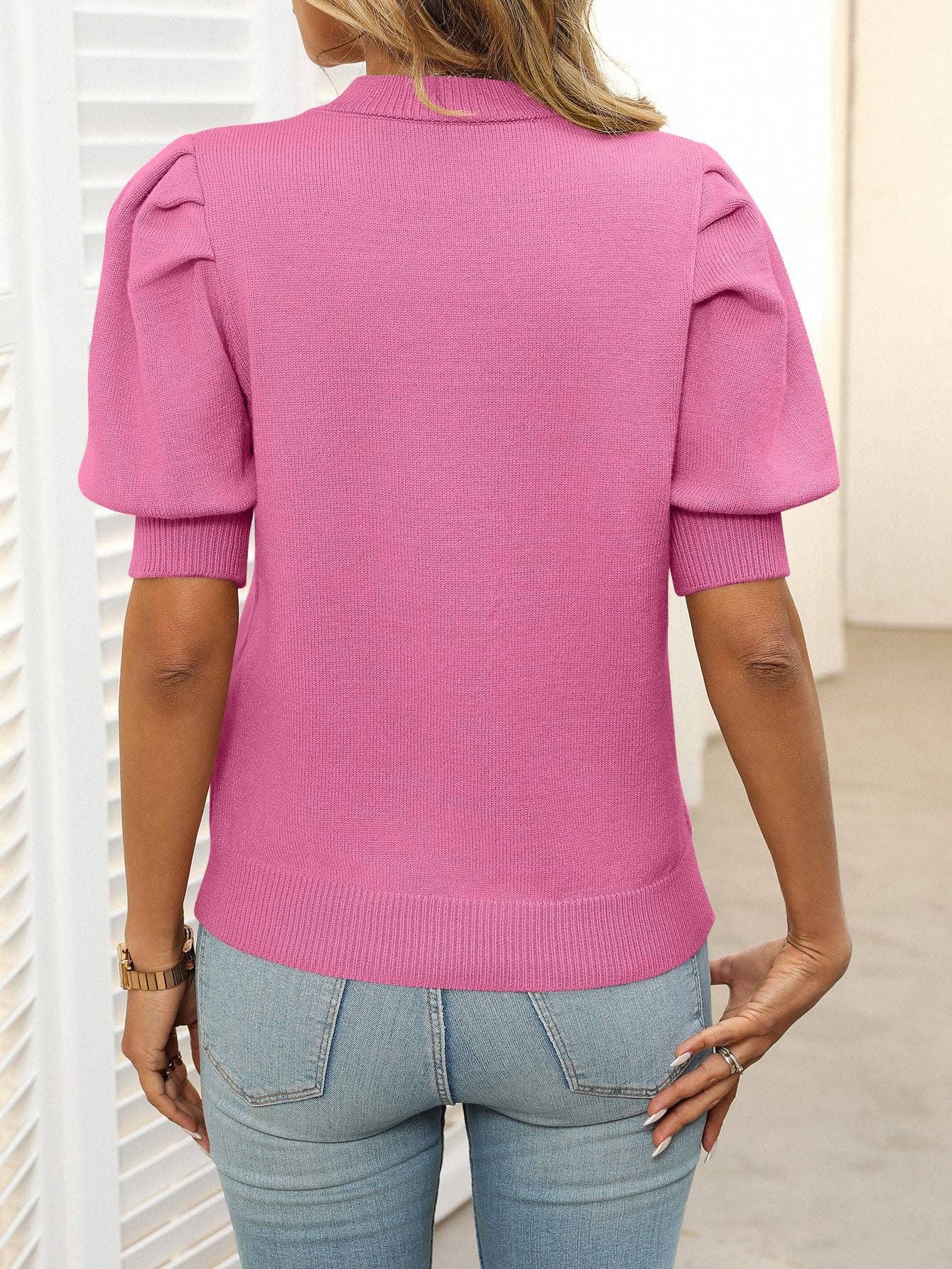 Amy Puff Sleeve Sweater