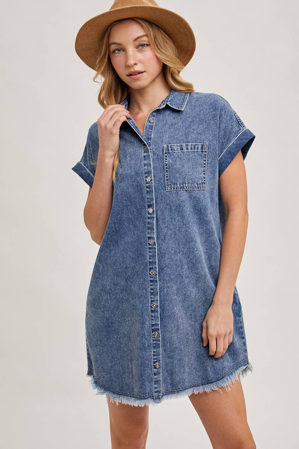 Ella Denim Shirt Dress