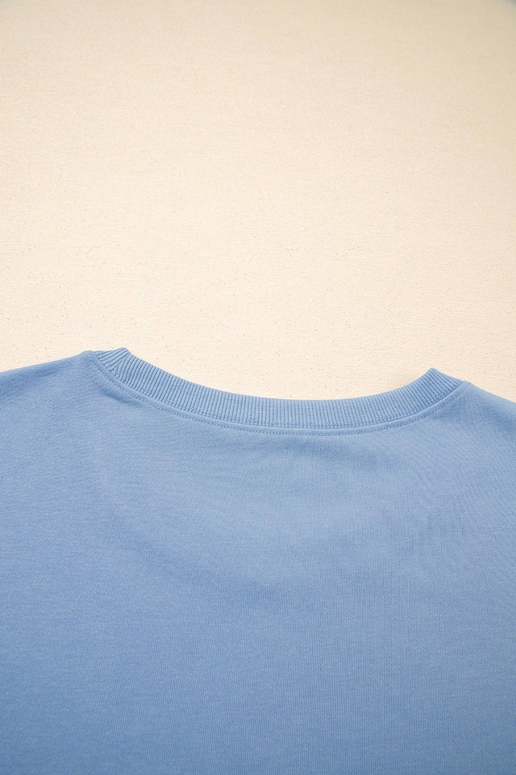 Sky Blue 2pcs Short Set