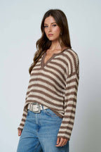 KATHLEEN STRIPE SWEATER