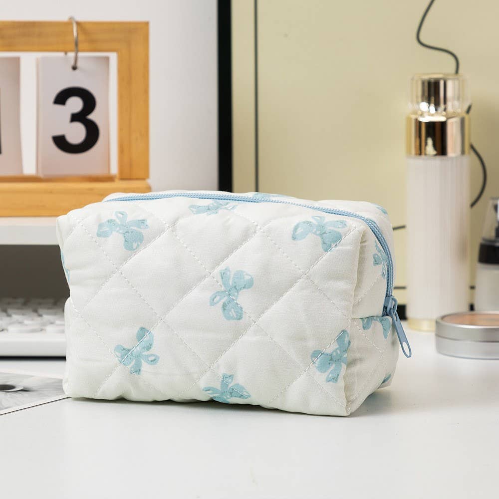 BOW COSMETIC POUCH BAG