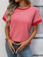 Calliope Striped Knit Top