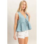 Beryl Lace Tie Top