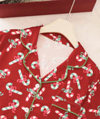 Christmas Pajama Set - Red