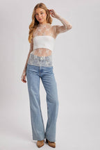 Emma Mesh Layering Top