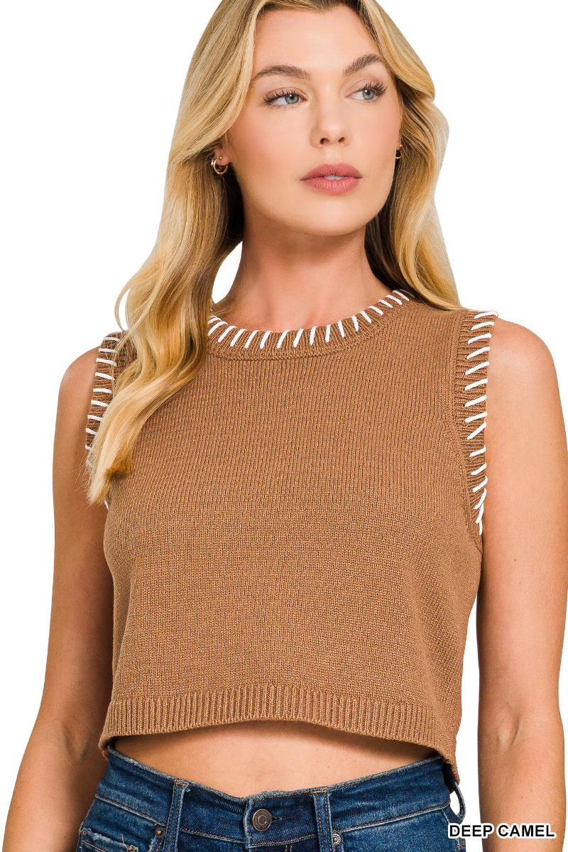 Kendall Stitch Sweater Vest