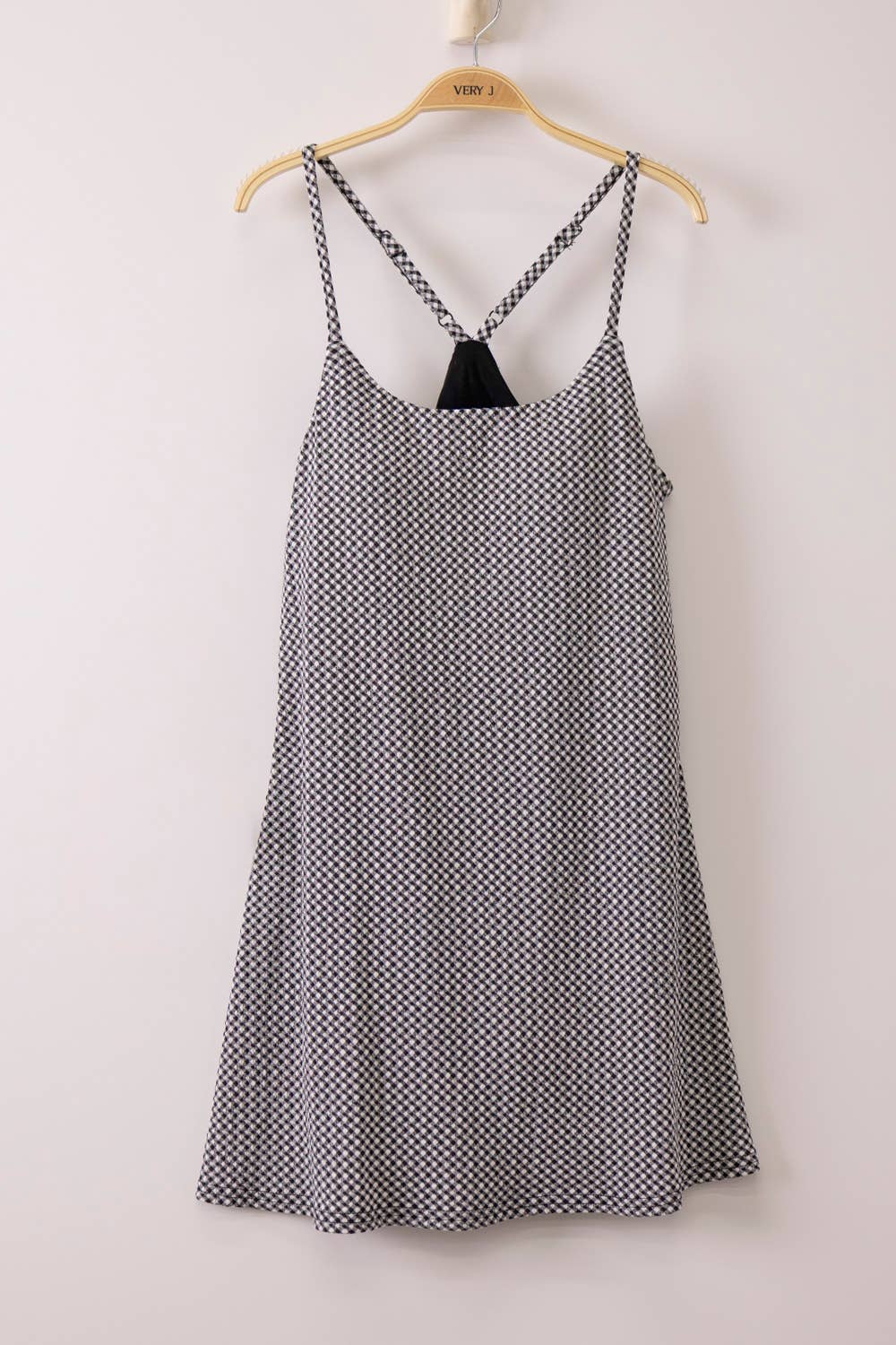 Emily Checkered Knit Dress