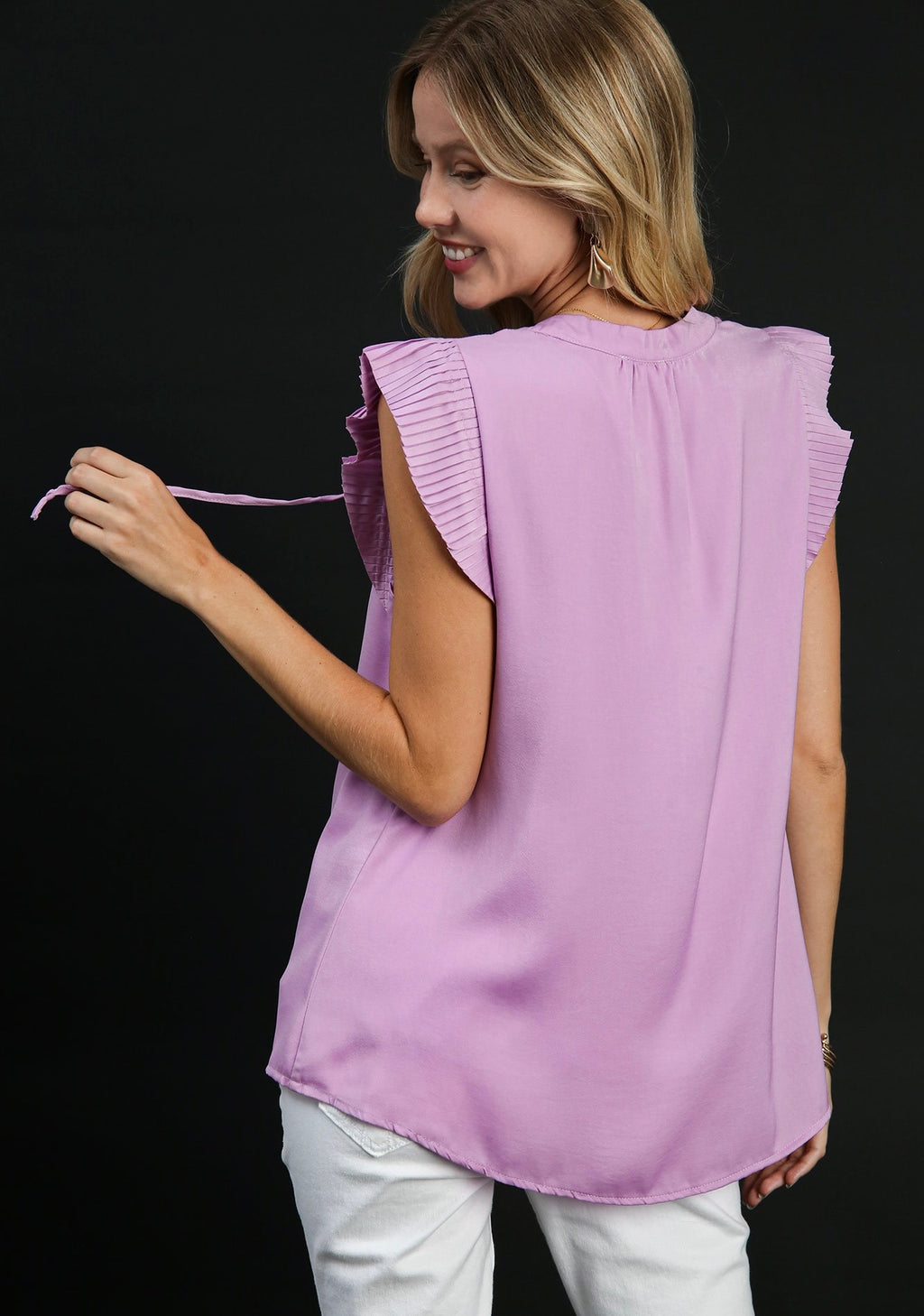 Juliet Neck Tie Top