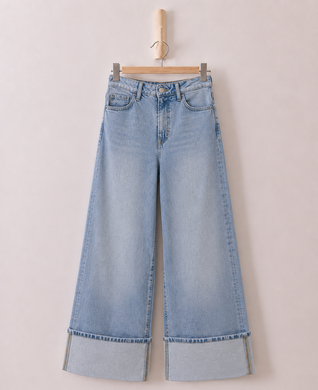Ren Cuffed & Wide- Leg Jeans
