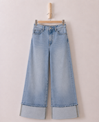 Ren Cuffed & Wide- Leg Jeans