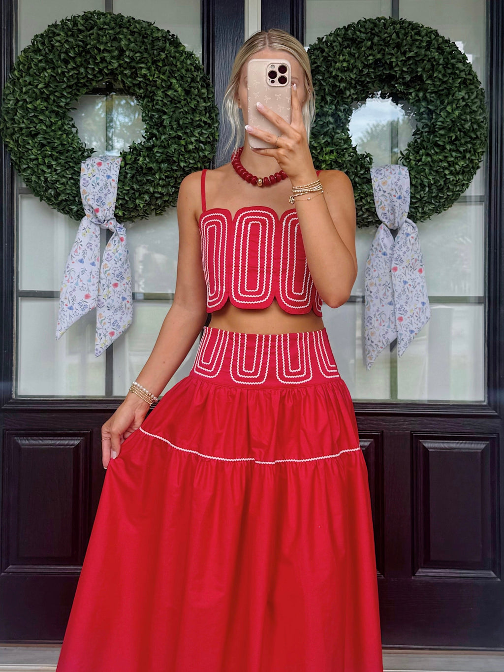 Winifred  Lace Trimmed Gameday Set