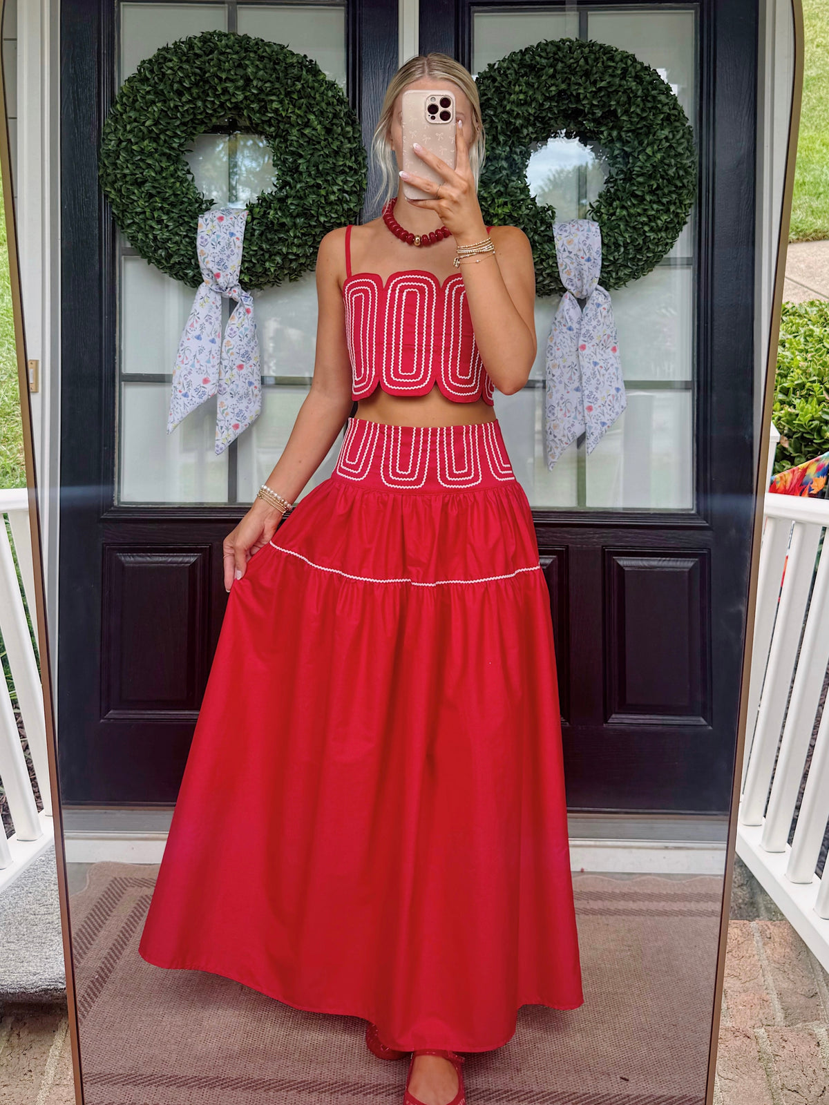 Winifred  Lace Trimmed Gameday Set