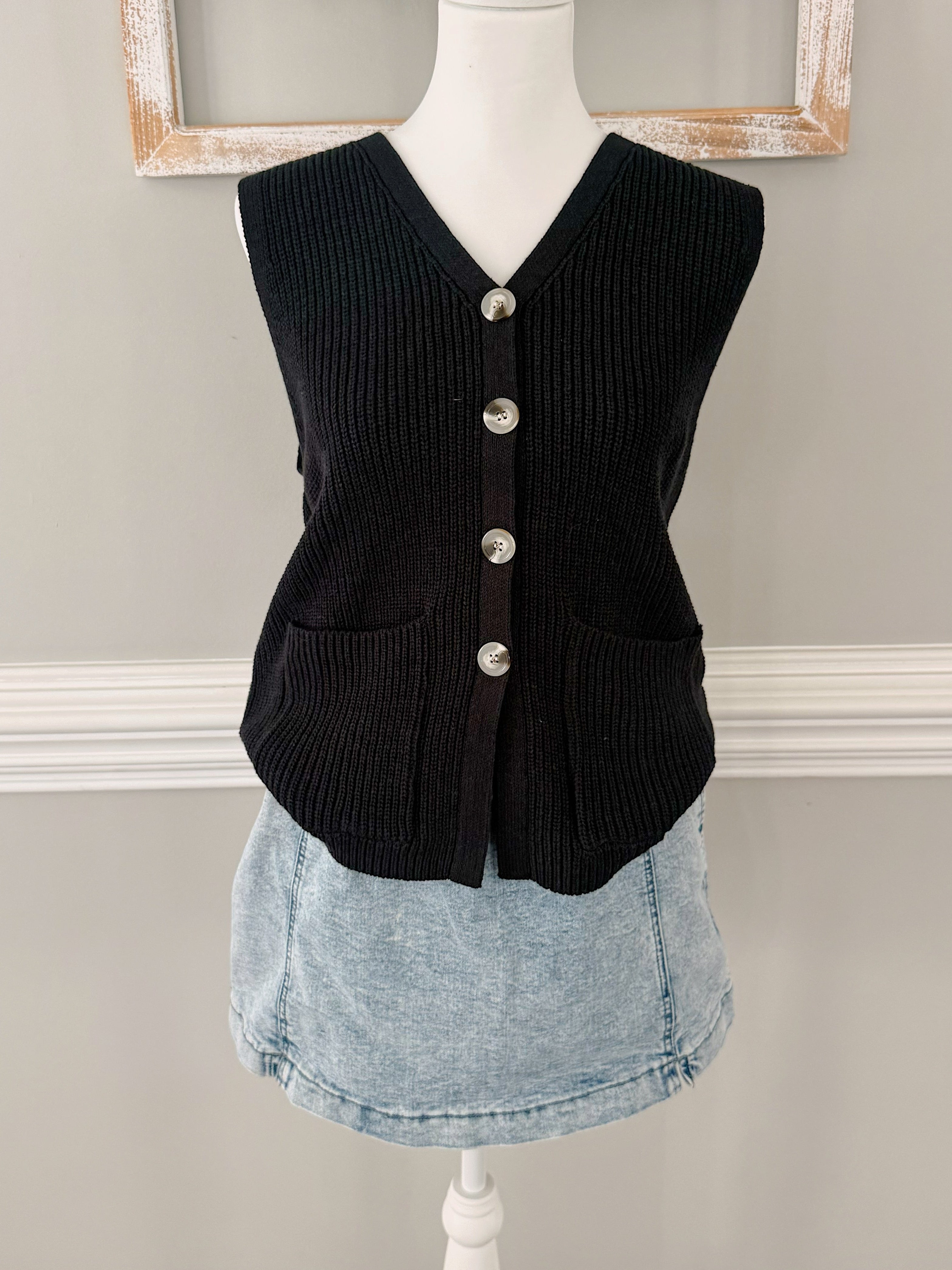 Aria Button Down Sweater