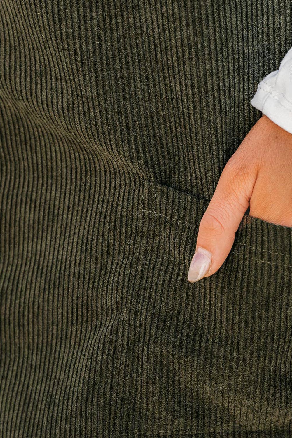 Hannah Corduroy Overall Dress