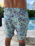 Coastal Camo Athletic Shorts