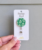 Floral Badge Reels: Sage
