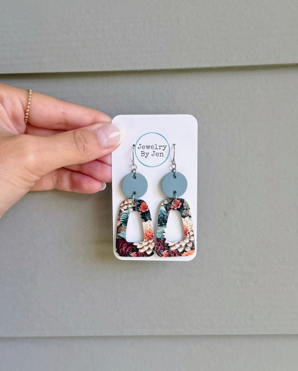 Autumn Array of Flowers Earrings