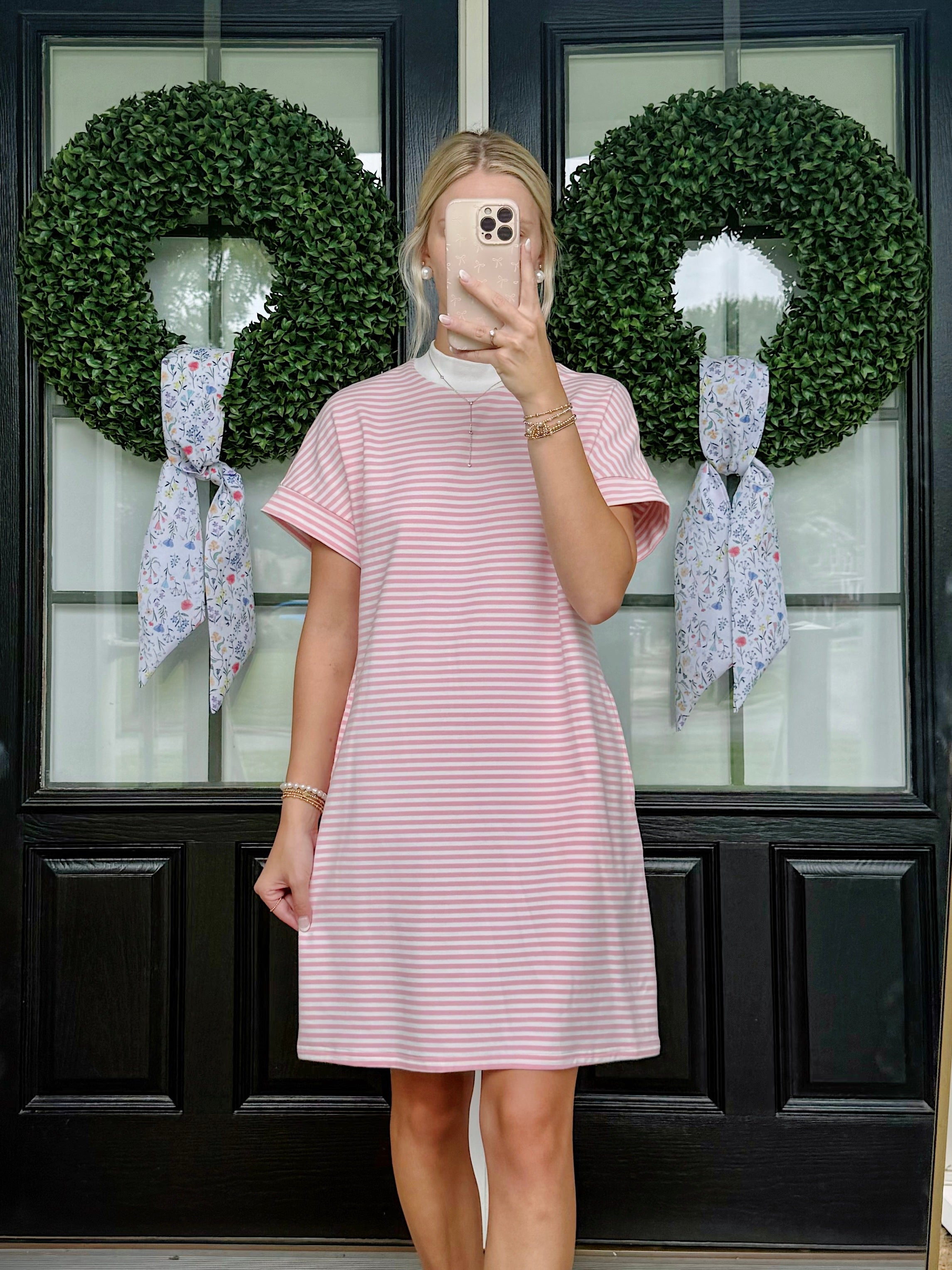 Macy Mock Neck Dress