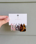 ACRYLIC HOOP TRIO EARRINGS