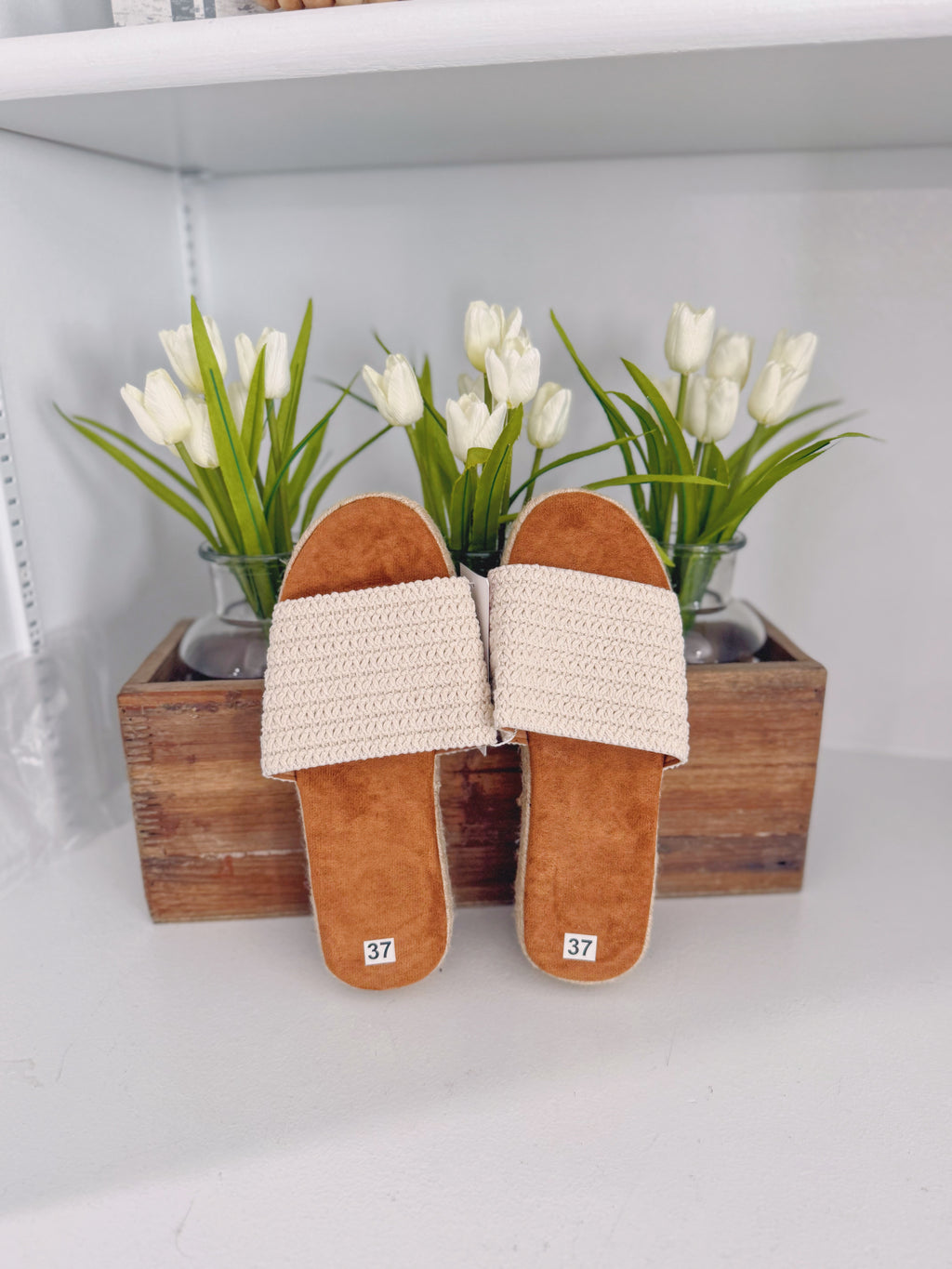 Boho Woven Wedge Sandals